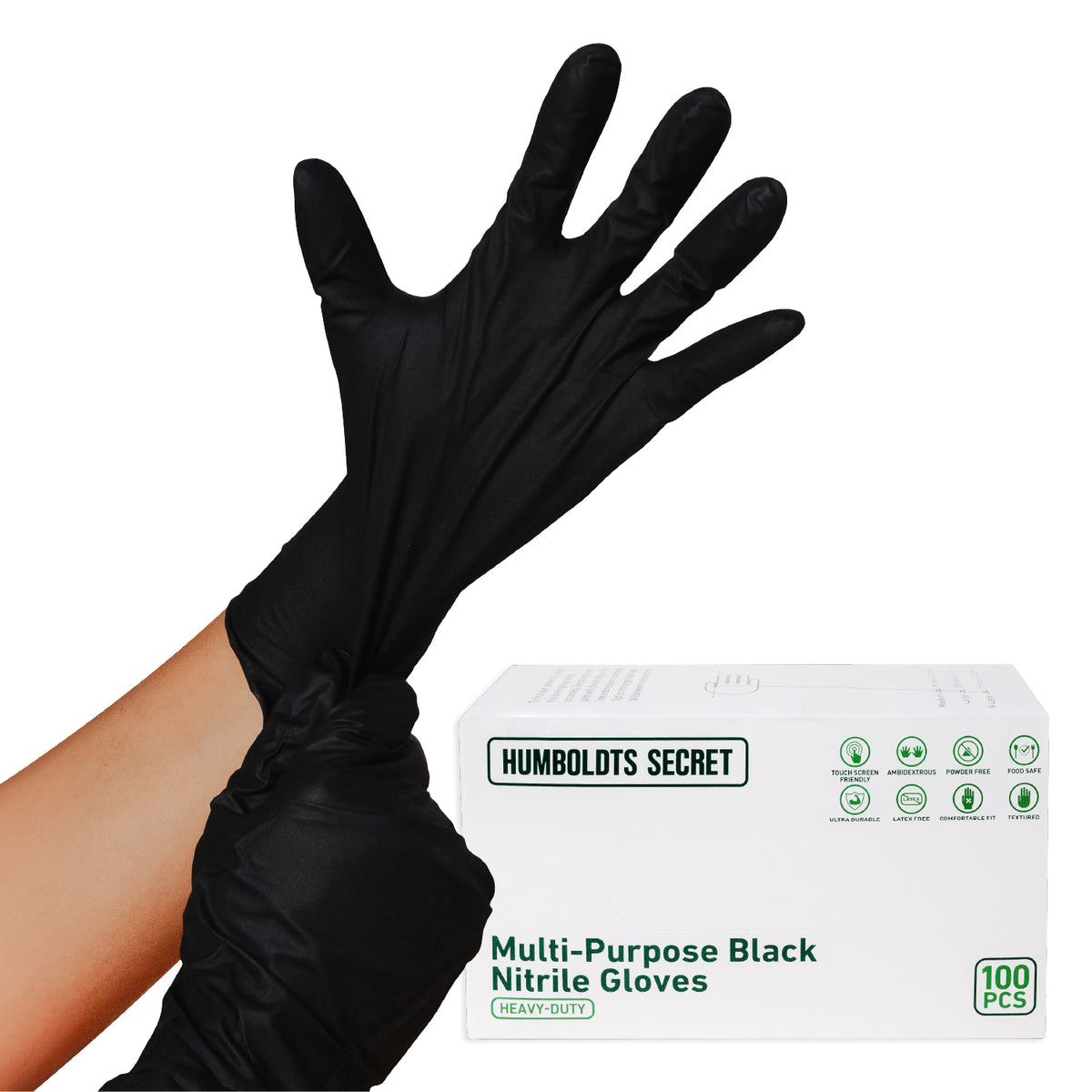 Nitrile Gloves Black – Humboldts Secret Supplies